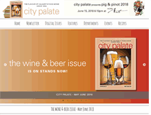 Tablet Screenshot of citypalate.ca